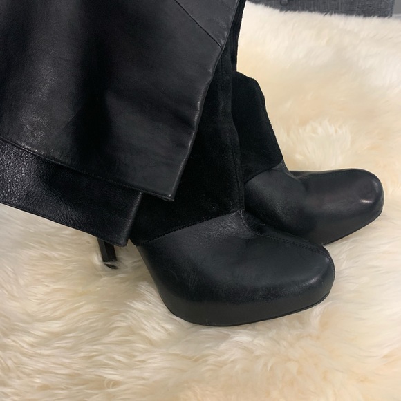 House of Harlow 1960 Suede/Leather Boots Sz: 39.5 - Picture 6 of 8